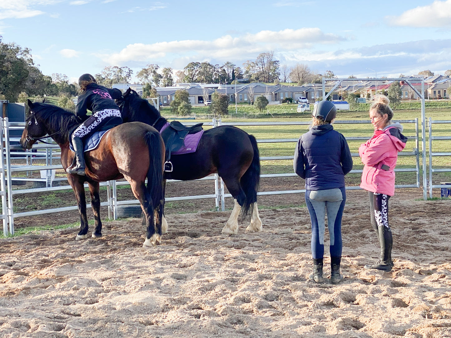 Riding Lessons - On your horse